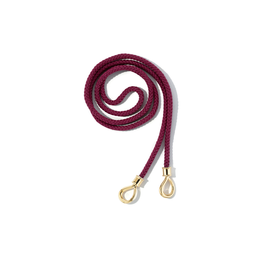 The String Project Necklace with Silver Loops