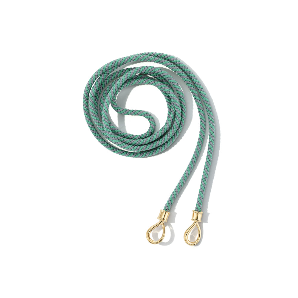 The String Project Necklace with Silver Loops
