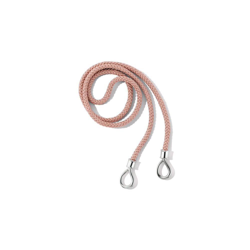 The String Project Necklace with Silver Loops