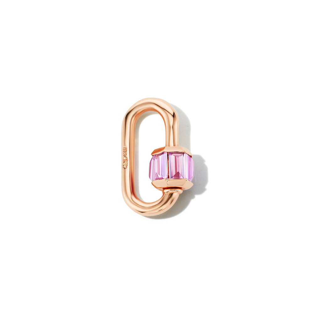 Total Baguette Babylock with Pink Sapphire