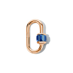 Total Medium Baguette Lock with Blue Sapphire