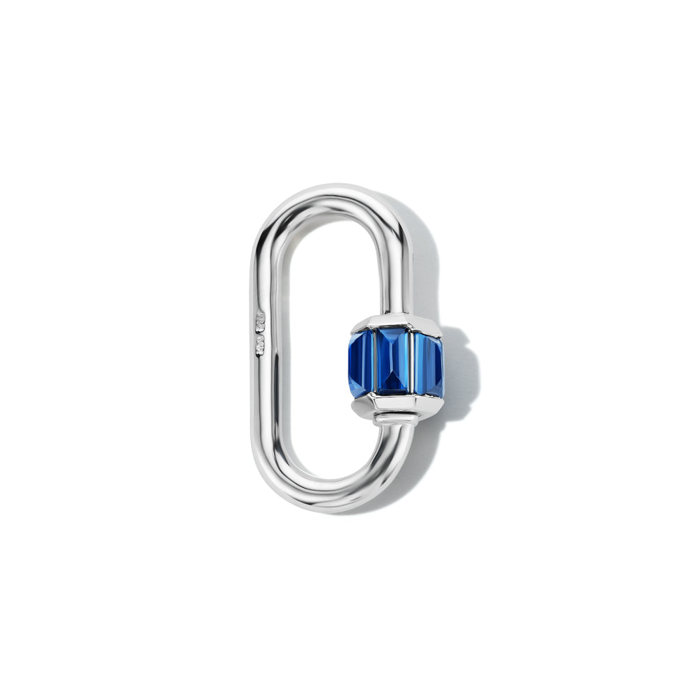 Total Medium Baguette Lock with Blue Sapphire