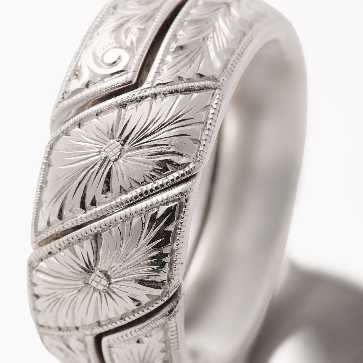 Engraved 14k Gold Chunky Ring | Marla Aaron