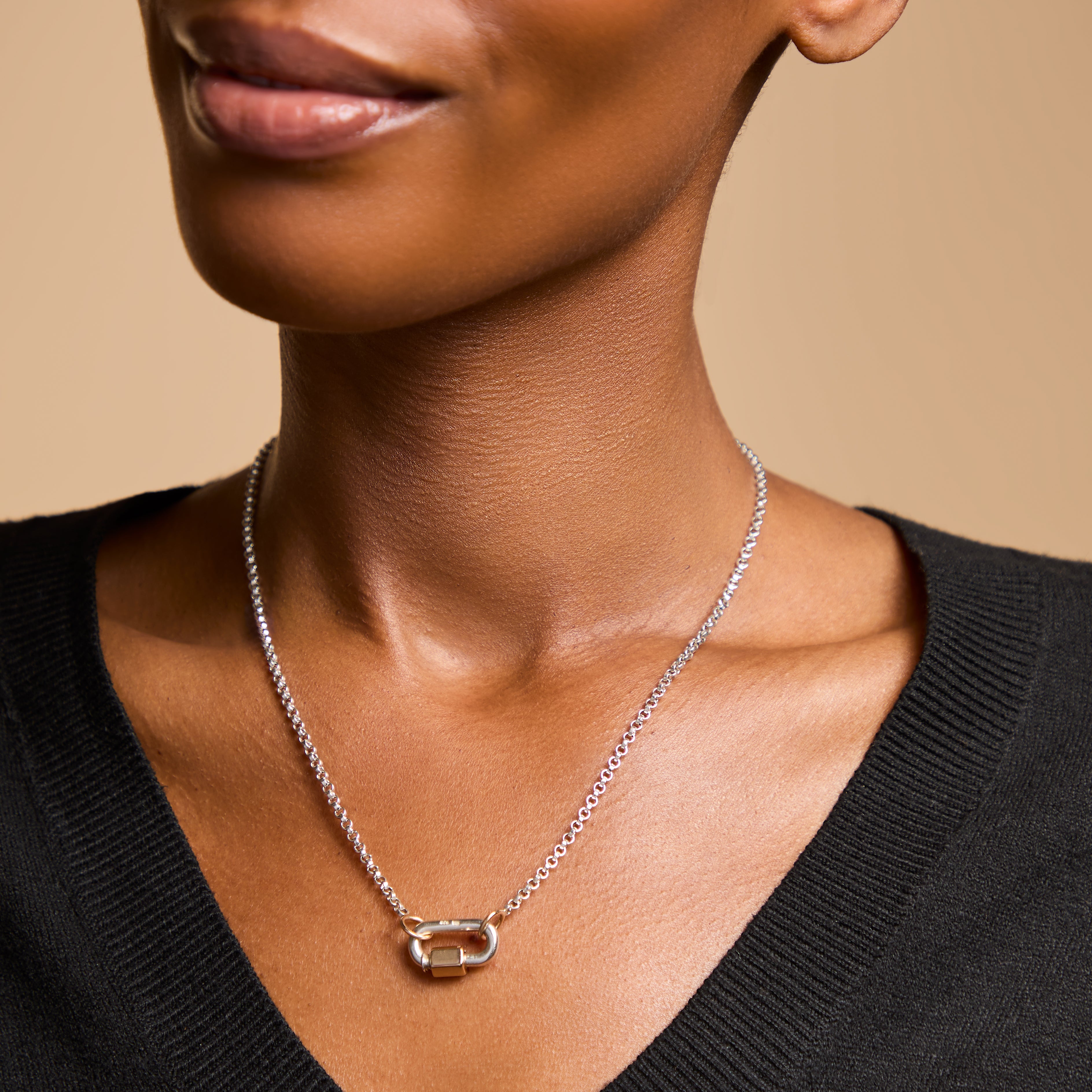 Sterling Silver Rolo Chain | Marla Aaron