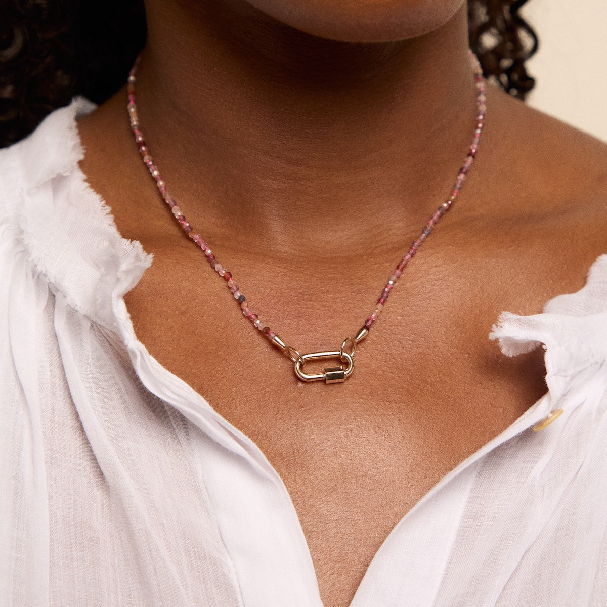 Pink Spinel Strand | Marla Aaron