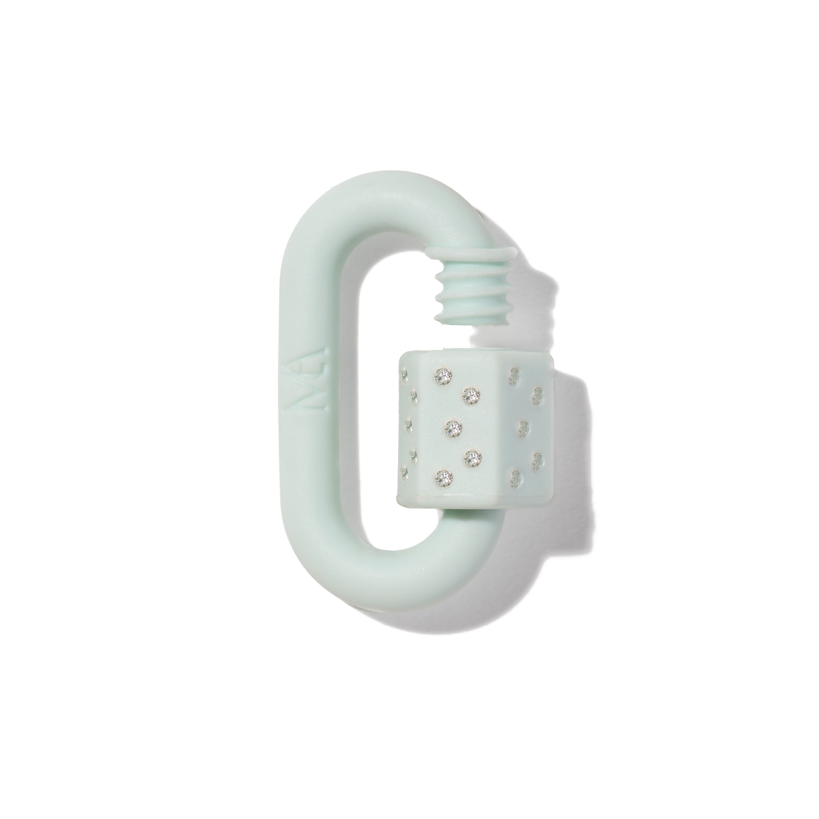 Rubber Chubby Medium Lock with Diamonds