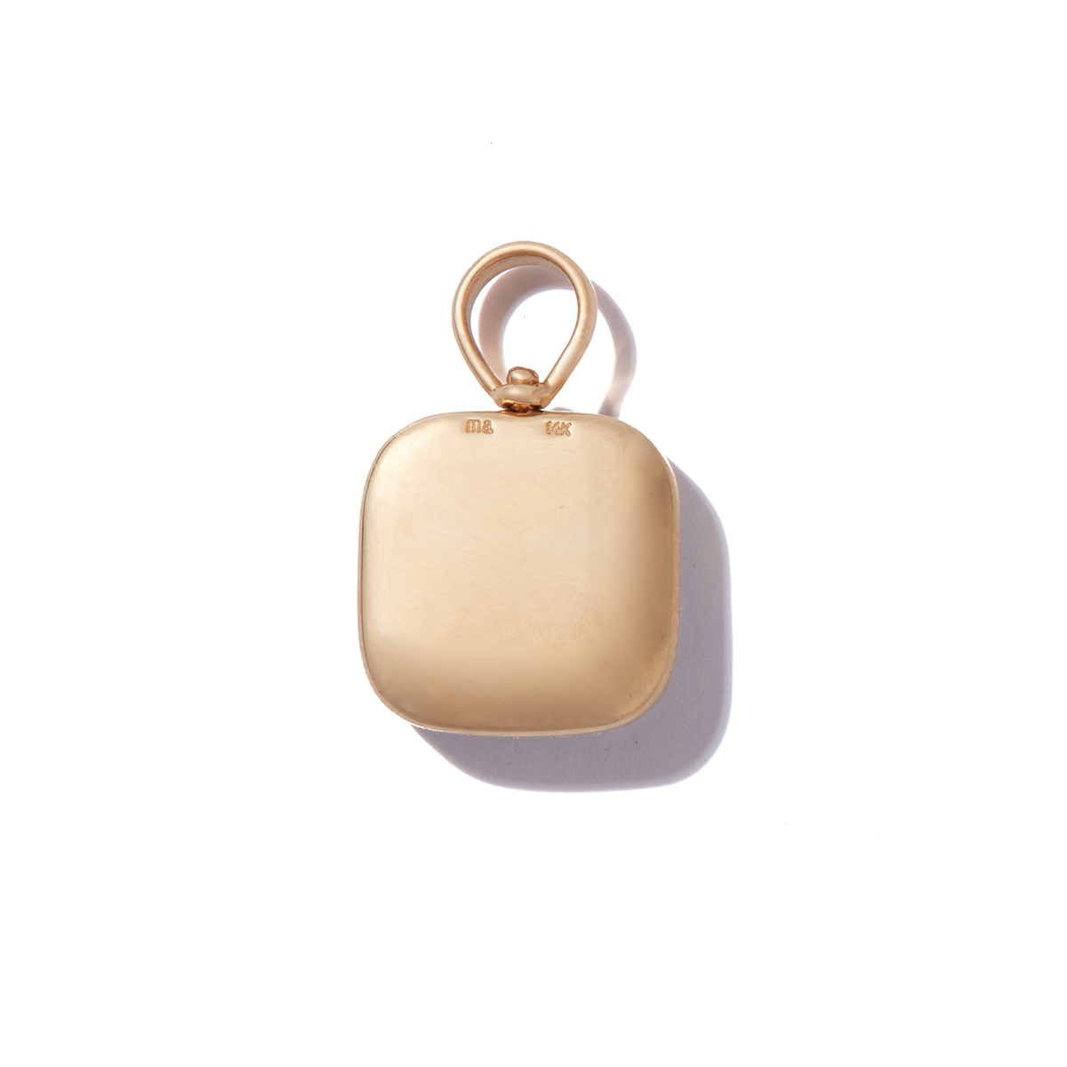 Small Squircle Charm with Fordite