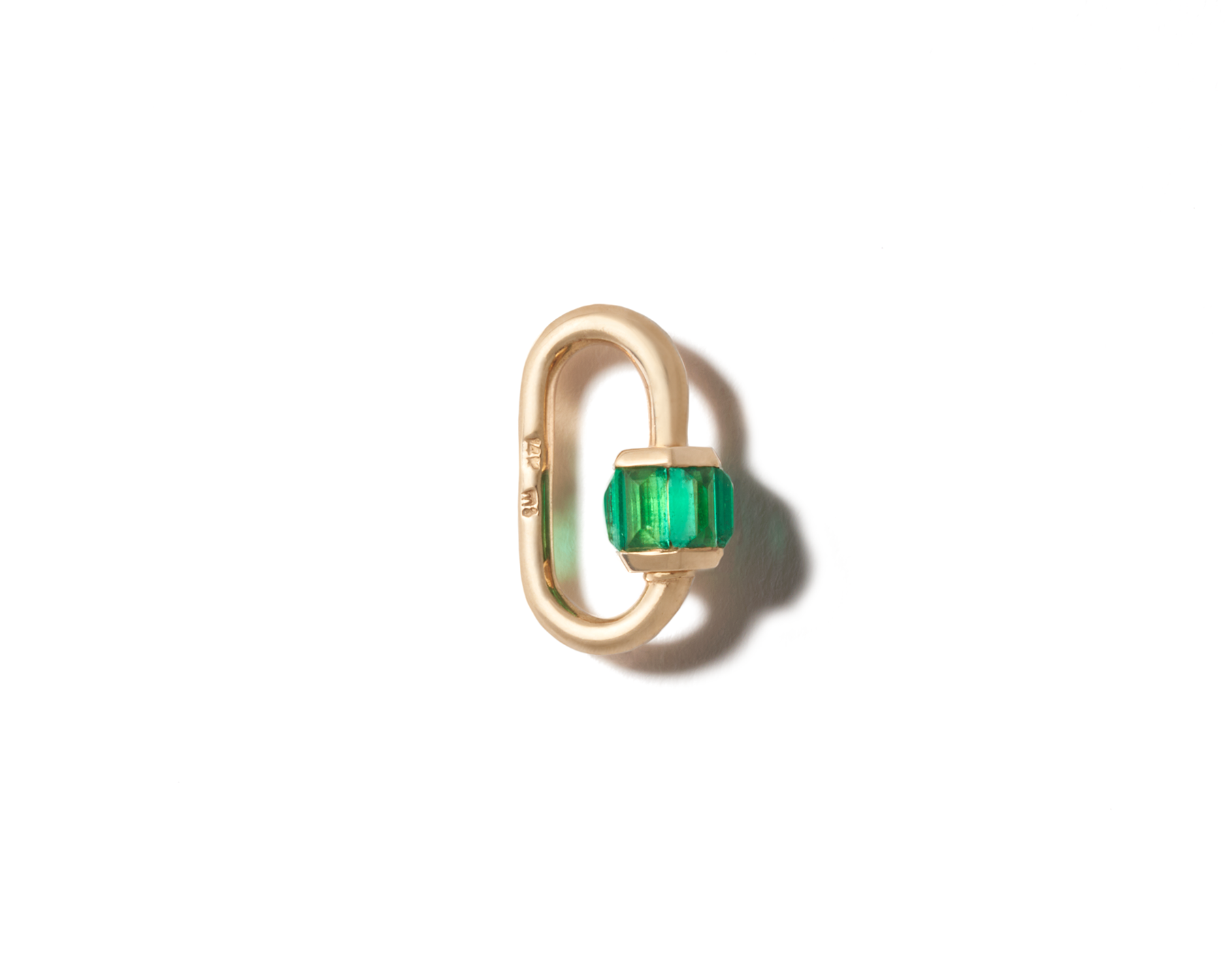 Total Baguette Babylock with Emeralds