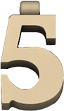 5 Number Icon