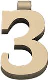 3 Number Icon