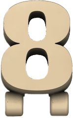 8 Number Icon