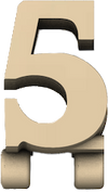 5 Number Icon