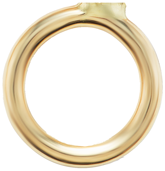 Talking Chaincharm loop - Yellow Gold
