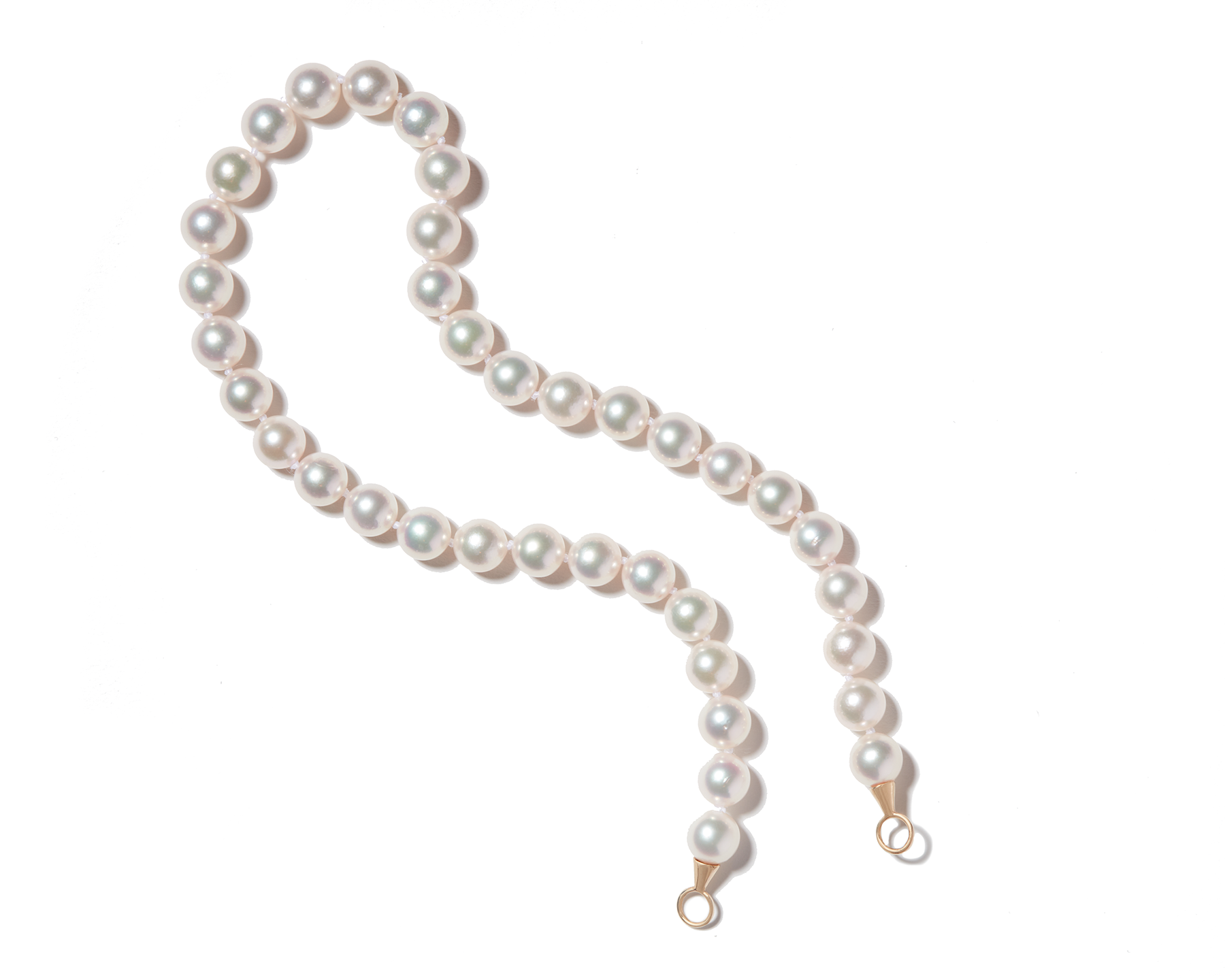 Mikimoto 18K WG Akoya Pearl Necklace Double Strand – Aloha Pearls & Schwartz