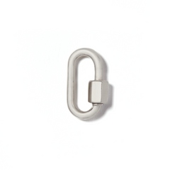 Small silver lock against white backdrop