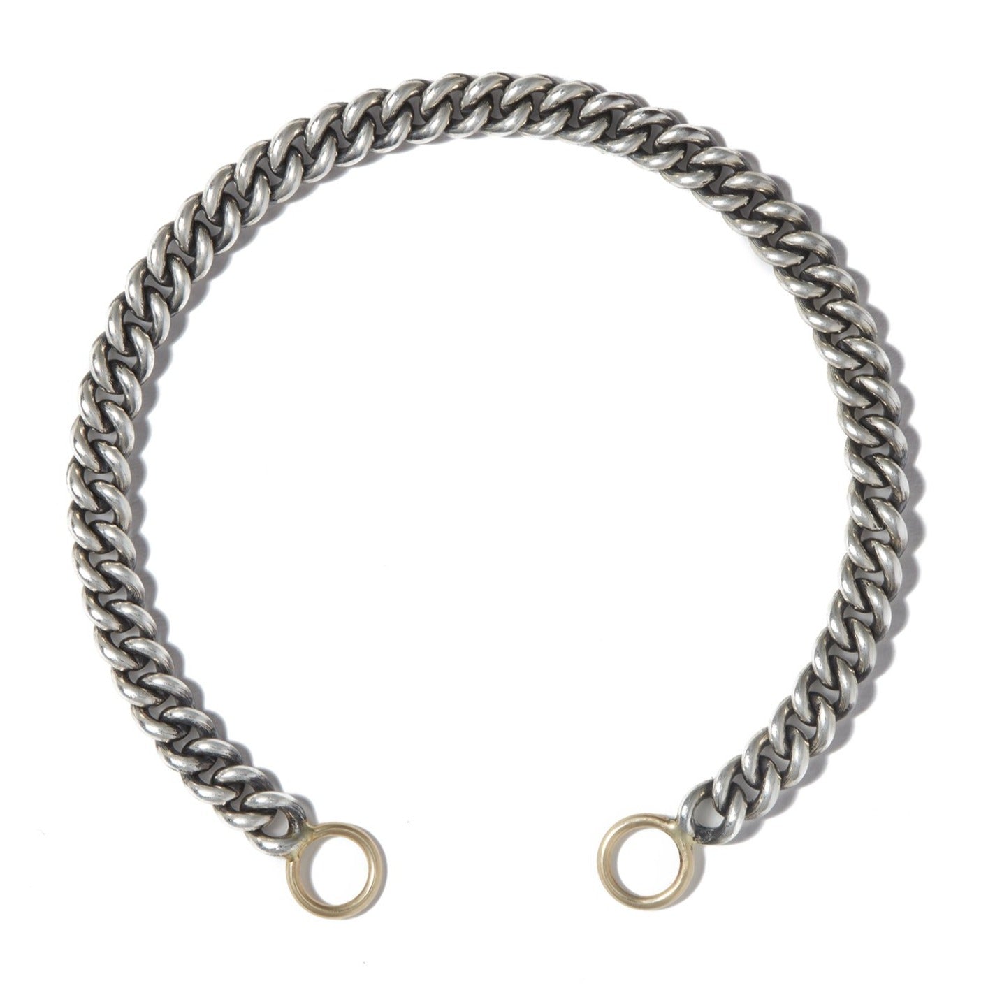 sterling silver men's double curb chain bracelet - Walmart.com