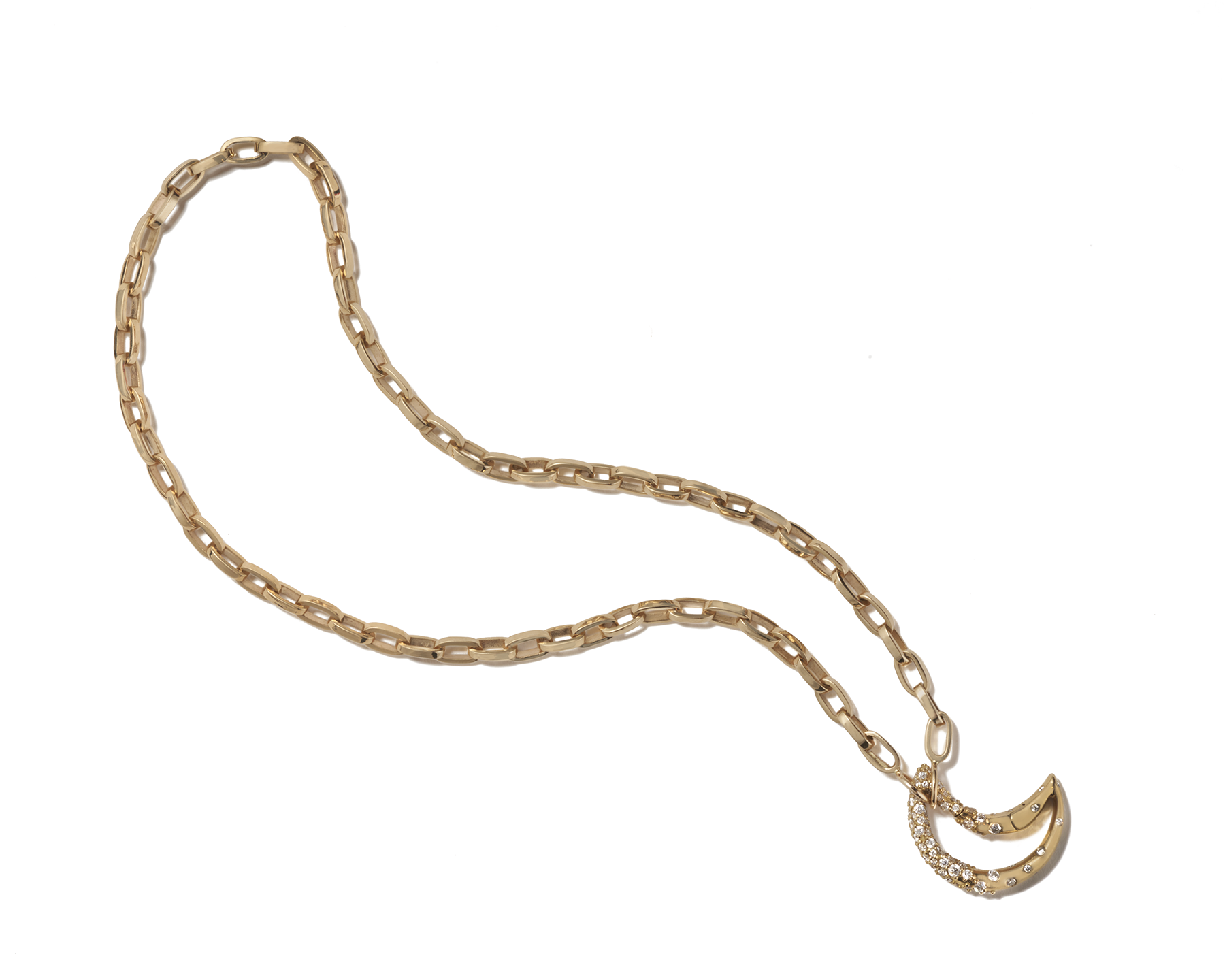 Carabiner gold - Gold necklaces - Trium Jewelry