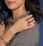 Marla Aaron Gold Trundle Locked Bracelet