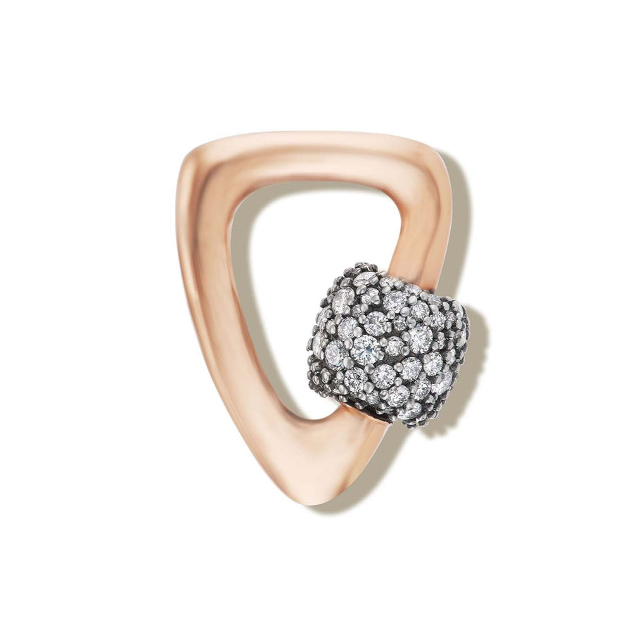 Stoned Free Form Lock with Diamonds – Marla Aaron