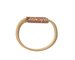 Stoned Trundle Lock Bracelet